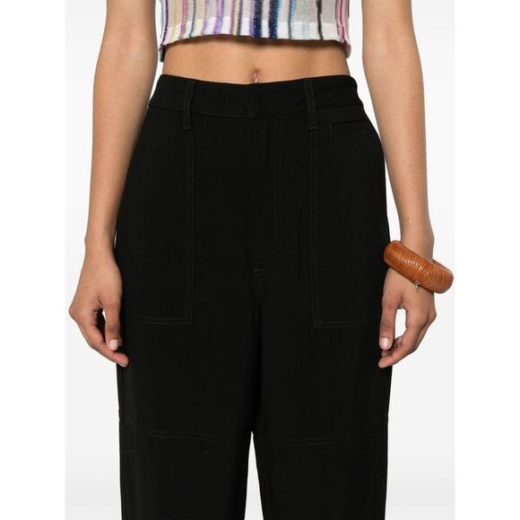 Loewe Paula's Ibiza Women Linen Blend Cargo Trousers - Picture 2 of 5